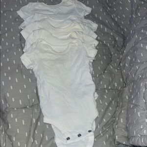 Carter's Soft White Bodysuit Set